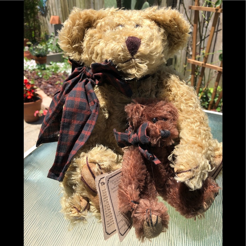 Boyds Mohair Bear Pair